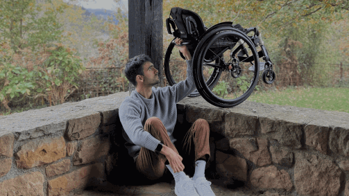 Ander Arteagabeitia, s'adapter à sa nouvelle vie en fauteuil roulant.