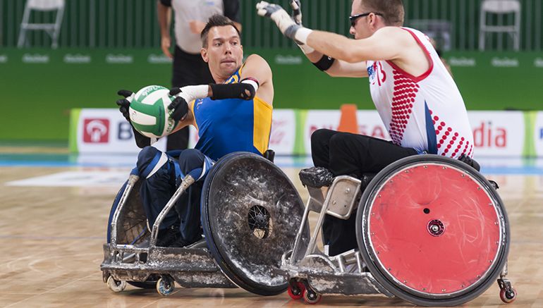 Rugby en fauteuil roulant