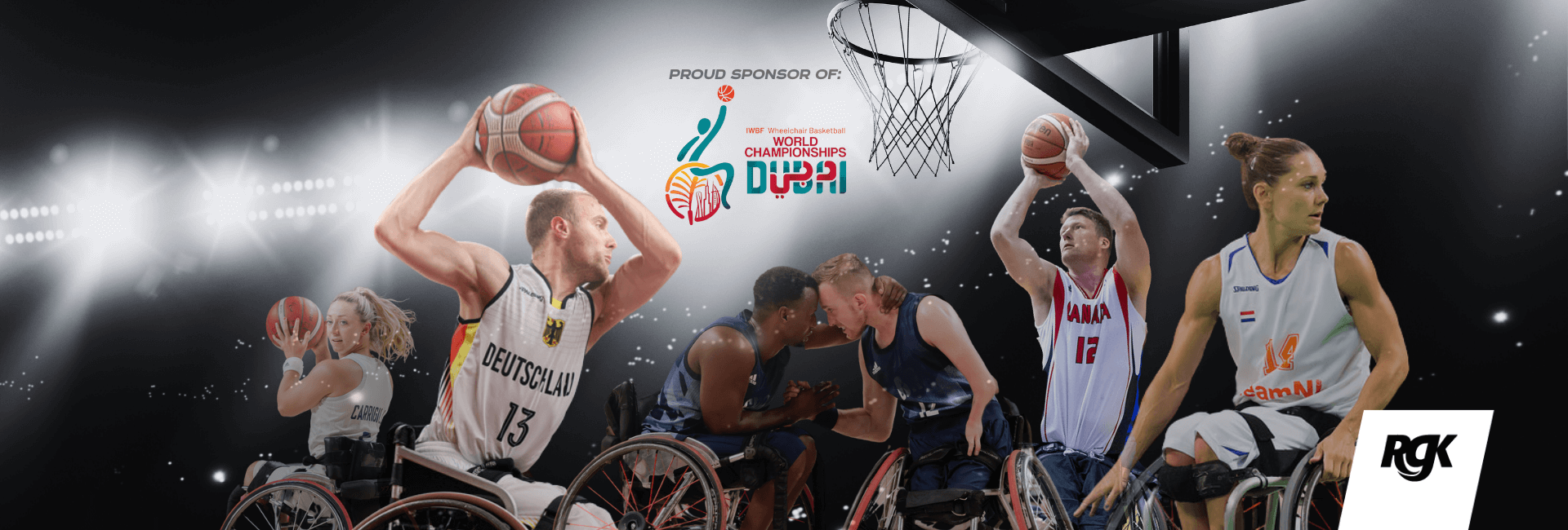 RGK : sponsor officiel du Championnat du Monde de Basket-Ball en fauteuil roulant
